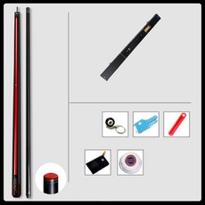 당구 큐대 3쿠션 고급 개인큐 새로운 모델 풀 큐 스틱 블랙 테크 메이플 샤프트 큐 팁, 하드 케이스 세트, 10.8mm