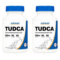 뉴트리코스트 TUDCA 타우로우르소데옥시콜 애시드 250mg 캡슐, 2개, 60정