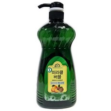 미라클버블 프리미엄 주방세제 1000ml 1종세제(야채 과일 채소세척용), 상세페이지 참조, 1