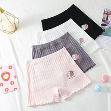 딸기랑토끼랑 여아 속바지 드로즈팬티 4장1세트205629 beg*8782kK, M