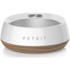 직구 강아지 밥그릇 PETKIT 'Fresh METAL' 대형 항균 기계 세척형 스마트 식품 무게 계산 배터리 및 배출형 스테인리스 그릇 원 사이즈 나무, 상세참조, 1set