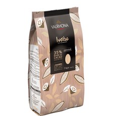 발로나 초콜릿 이보아르 화이트 코코아 35% 커버춰 초콜렛, 3kg, 1개