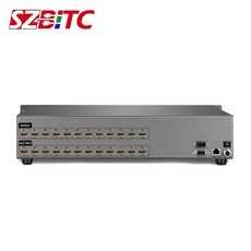 SZBITC 12x12 HDMI 매트릭스 4K 30Hz 비디오 스위처 분배기 12 in 12 out EDID 비주얼 버튼 블루 레이 DVD 용 RS232 원격 제어, 9)12x12  EU