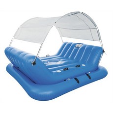 바닥분수매트 워터슬라이드 피자로데오홍학야자수 튜브 바이킹수박무지개 바다 안락 의자 행 에어 소파 레션 수영 보트 플랫폼 해양 낙원 용품, 4인승 플로팅 로우 272×196