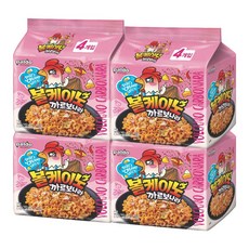 팔도 볼케이노 까르보나라 볶음면 130g, 4개