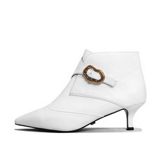 나무하나 METAL BELT ANKLE BOOTS NUH4548WH