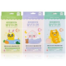 카카오프렌즈 열냉각시트 6개입 (2매입 x 3ea) / 이마 냉찜질 해열 열내림 패치 시트, 라이언 열냉각시트, 3개