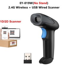 데이터 바코드 소매 슈퍼마켓 매트릭스 리더 스캔 USB 이미지 유선 QR 2D 화면 Eyoyo 1D 상점용 스캐너 휴대용 PDF417, 3) EY019W 2.4G Dongle