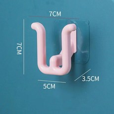 벽걸이형 슬리퍼 랙 보관 선반 펀칭 욕실, 1개, 1.3pcs