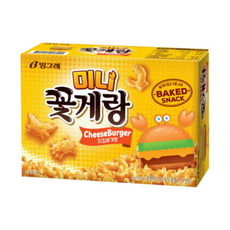 꽃게랑 미니 치즈버거맛, 40g, 5개