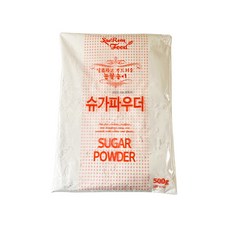 새롬식품 슈가파우더 마카롱 슈가파우다 쿠키 아이싱 베이킹재료 하나베이킹푸드, 500g, 1개