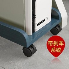 컴퓨터 본체 받침대 받침거실 메인 선반 지지대 나무 거치대 스튜디오 데스크탑 수납, 01 호스트 브라켓 B타입 연한 호두색 띠