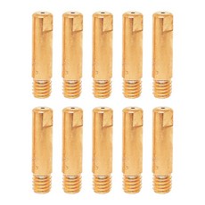 코리아나 논가스 용접기용 미그팁 0.9mm mig tip 토치부품 소모품, 10개