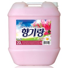 향기랑 20L 섬유유연제 (핑크), 1개