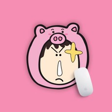 마우스패드 짱구 부리부리 액션가면 맹구 핫템 선물 친구선물 생일선물 마우스 패드 미끄럼방지 논슬립 귀여운 받침대 트레이 러그 1개 맹구패드  상품 이미지