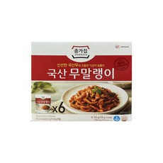 코스트코 종가집 무말랭이 120gx6 냉장, 6개, 120g