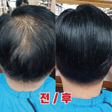 가발프랜즈 남성부분가발 정수리탈모 당일착용 인모 맞춤가발 남성가발, 남성부분가발_좌불파트 브라운 소, 1개