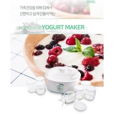홈메이드 요거트 기계 요플레 제조기 변비탈출대우 정품 KC 7병 요거트메이커 요거메이