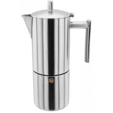 [독일] 스텔라 SM52 6 컵 매트 에스프레소 기계 400ml 스테인레스 스틸 실버, 단일상품
