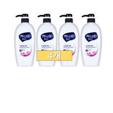 하나로 플러스 손상모발 케어 샴푸 680ml, 4개 - 대나무추출물