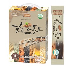 호두 아몬드 곡물라떼 50T, 18g, 50개입, 1개