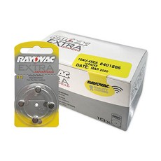 RAYOVAC 보청기배터리 R10ZA 노랑 40입 1.4V 80mAh