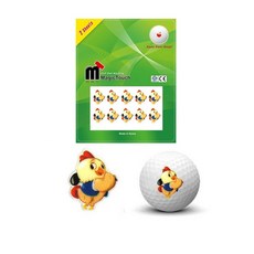 띠골프공스티커