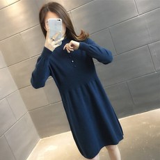 레이스 패치워크 망사 페이크 여성의류 겨울 가을 니트 베이스 뱃살 가리기