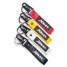 피트인 야마하 XMAX300 로고 키링 키홀더 열쇠고리, XMAX스트랩키링(옐로우), 1개