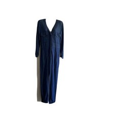 H&M Denim Jumpsuit Size 6 Pants Long Sleeve Pockets
