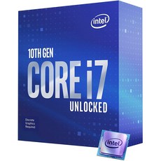 (관부가세별도) Intel Core i7-10700KF Desktop Processor 8 Cores up to 5.1 GHz Unlocked Without Processor Graphics LGA1200-B086MMS6FV, Processor Onlyone size