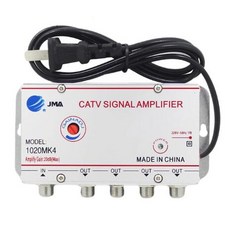 CATV TV 안테나 신호 증폭기 부스터 스플리터 미국 플러그 AMP 스플리터 가정용 TV 장비 45Mhz ~ 860MHz, 02 1 in 4 out