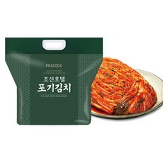 피코크 조선호텔 포기김치 8kg 국내산 호텔식 김장 보쌈 배추 맛, 1개