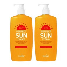 터치미 퍼펙트 썬크림 SPF50+ PA+++, 500ml, 2개 - 필온스틱