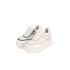 바바라 세븐플로어 소가죽 컬러 배색 여성스니커즈 6cm SFG171