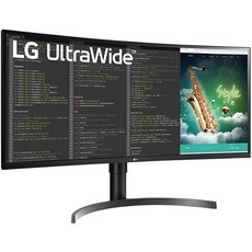 LG LG 35BN75C-B 35 21:9 UltraWide Curved FreeSync HDR10 VA Monitor, 상세내용참조