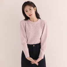 라운드넥 조직변형 스웨터(2colors)_RMKAE11R11