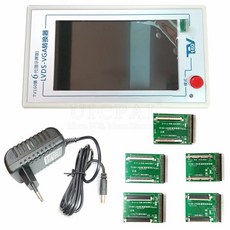 수리 LCD TV 테스트 도구용 오리지널 6 세대 LVDS to VGA 컨버터 TV160 번째 메인 보드 43 인치 디스플레이 화면, 1.USA Plug
