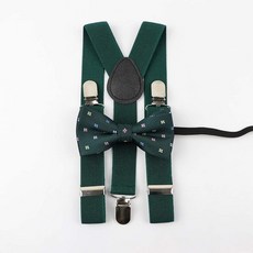  세련된 사랑스러운 어린이 솔리드 멜빵 만화 나비 넥타이 세트 폴리에스터 나비 키즈 등 교정기 벨트 나비 넥타이 조절 가능 신상품 