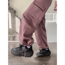 [당일배송] 럽즈올 투웨이 부들 기모 카고 조거 팬츠