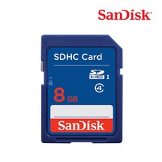 샌디스크 8GB SD카드 CLASS4 SDSDB -008G 15MB/s 디카 네비 업데이트