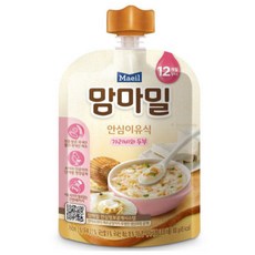 맘마밀 안심이유식 12개월부터 100 g, 2가지맛(가리비&두부), 100g, 20개 - 맘마밀12개월