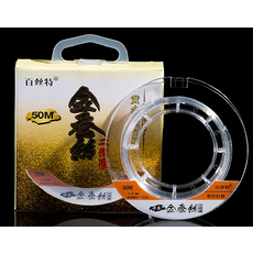  일본 수입 강한 당김력 낚싯줄 정품 금잠사 낚싯줄 초소프트 나일론 낚싯줄, 2-50m 투명색, 8-1.5호 