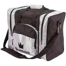 Brunswick Edge Single Tote Bowling Bag Silver, One Color