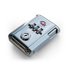 알루미늄프레임 호환 Travel Sentry TSA 잠금장치 007, 1개, 실버(WHG)