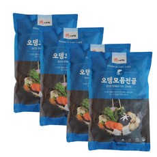 대보유통 몰도리도리 가마보꼬 모듬오뎅전골 오뎅탕 꼬치어묵 봉어묵 어묵전골, 1세트, 02. 오뎅모듬전골 430g 4봉