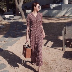 맥시랩원피스