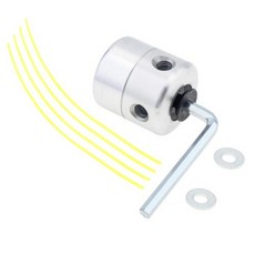 전기 렌치 장착 스페이서가 있는 알루미늄 잔디 트리머 헤드 세트 깎는 기계 로프 라인 브러시 커터 정원 도구 액세서리 개 가정용