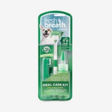 트로피크린 오랄케어키트 칫솔2종＋겔치약 소 2oz 애견, 1개