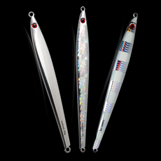 씨호크 빅게임 세미 메탈 롱지그 S-303 지깅 메탈지그 부시리 방어 삼치 290g, 실버지브라글로우